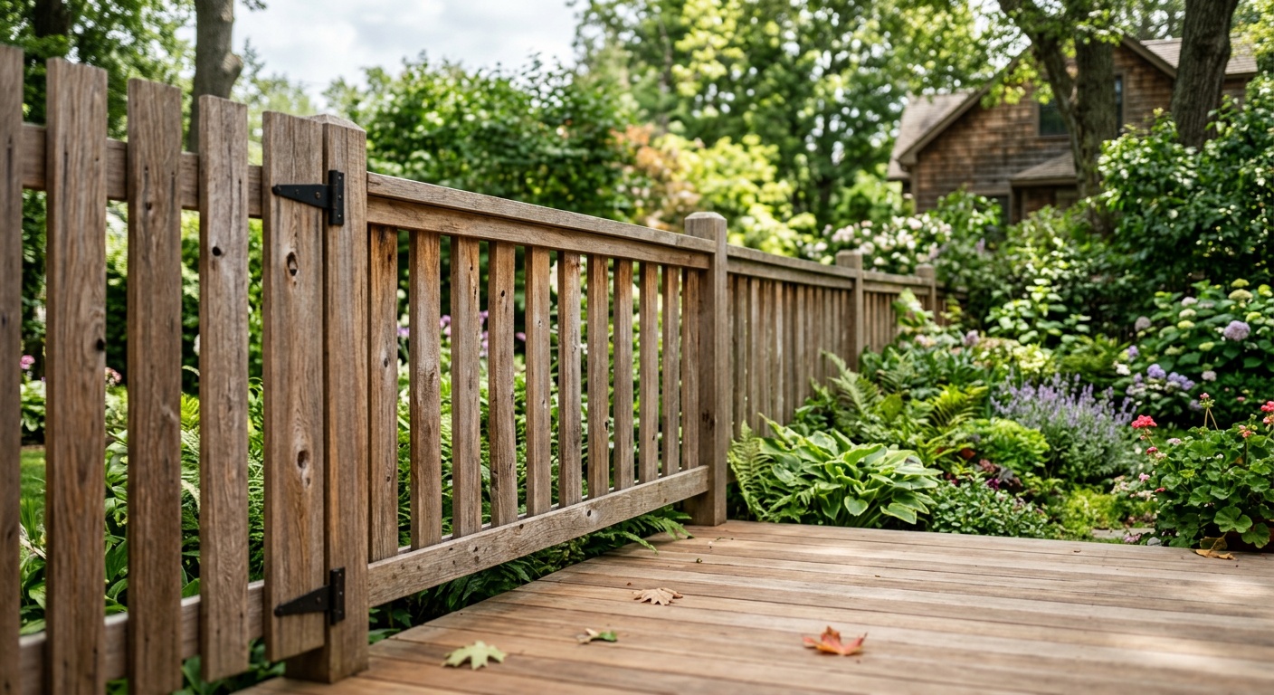 Deck fence home value